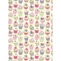 Cupcake Wrapping Paper (5 Sheets)