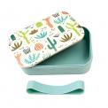 Desert In Bloom Bamboo Lunch Box