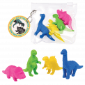 Dinosaur Erasers (set Of 4)