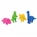 Dinosaur Erasers (set Of 4)