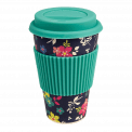 Ditsy Garden Bamboo Travel Mug