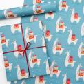 Dolly Llama Wrapping Paper (5 Sheets)