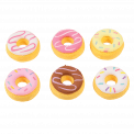 Scented Doughnut Erasers (set Of 6)
