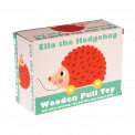 Ella The Hedgehog Wooden Pull Toy