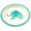 Elvis The Elephant Bamboo Plate