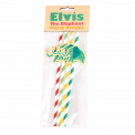 Elvis The Elephant Party Straws (pack Of 4)