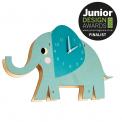 Elvis The Elephant Wooden Wall Clock