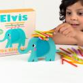 Elvis The Elephant Stacking Sticks Game