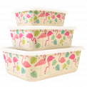 Flamingo Bay Bamboo Boxes (set Of 3)
