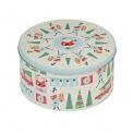 Festive Family Christmas Round Tin