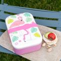 Flamingo Bay Bamboo Lunch Box