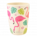 Flamingo Bay Bamboo Beaker