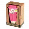 Flamingo Bay Bamboo Travel Mug