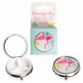 Flamingo Bay Pill Box With Mirror