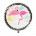 Flamingo Bay Pill Box With Mirror