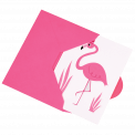 Flamingo Bell Boy Card