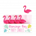 Flamingo Party Candles (pack Of 5)