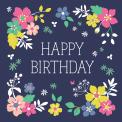 Ditsy Garden Birthday Card