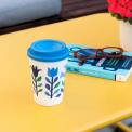 Folk Doves Reusable Travel Mug