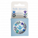 Folk Doves Pill Box With Mirror