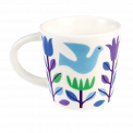 Folk Doves Porcelain Mug