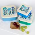 Folk Doves Snack Boxes (set Of 3)