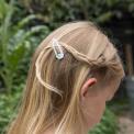 Set Of 4 Forget Me Not Hair Clips