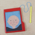 Fuzzy Face Magnet Game