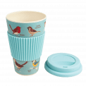 Garden Birds Bamboo Travel Mug