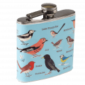 Garden Birds Hip Flask