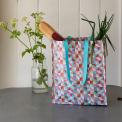 Multicolour Geometric Design Shopping Bag