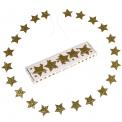 Gold Stars Christmas Garland