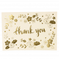 Gold Thank You Card