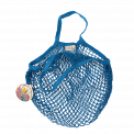 Greek Blue Organic Cotton Net Bag