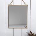 Hanging Brass Mirror 20x25