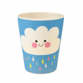 Happy Cloud Bamboo Beaker