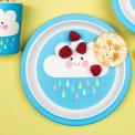 Happy Cloud Bamboo Plate