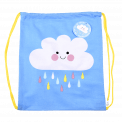 Happy Cloud Drawstring Bag