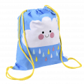 Happy Cloud Drawstring Bag