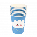 Happy Cloud Paper Cups (set Of 8)