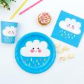 Happy Cloud Paper Plates (set Of 8)