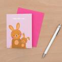 Hello Little One Bunny Card