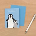 Hello Little One Penguin Card