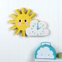 Hello Sunshine Wooden Wall Clock
