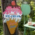 Homemade Ice Cream Metal Sign