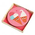 Ice Cream Friends Compact Mirror