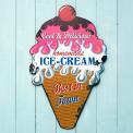 Homemade Ice Cream Metal Sign