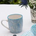 Japanese Mug Blue Swirls