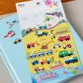 3D puffy stickers - Vehicles