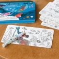 Magic water colouring cards - Mermaid